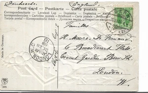 SCHWEIZ 1911 P/C MIT 5C VON BERN NACH LONDON GB MY REF 6447 - Bild 1 von 2