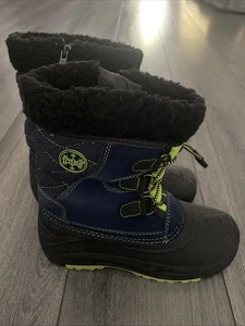 Totes Jungen Jackson Schneestiefel Blau Grün Größe 6M Unisex - Bild 1 von 6