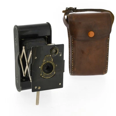 Kodak Vest Pocket Autographic n°1006370 (1919–1920) avec housse d’origine – rare - Photo 1/4