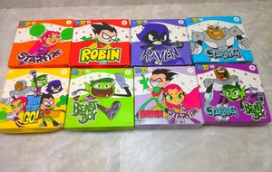 McDonald's Happy Meal Juguete Teen Titans Go DC Color Página Pegatinas Colores Set 1-8 - Imagen 1 de 2