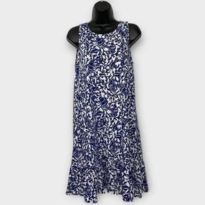 Lilly Pulitzer blau & weiß Kristen Volant Krillin It Kleid Größe Small - Bild 1 von 9