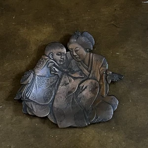 Vintage 4” Asian Tray - Picture 1 of 5