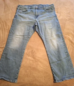 American Eagle Outfitters Uomo Taglia 40x30 Stivaletto Classico Taglio Blu Denim Jeans - Foto 1 di 6