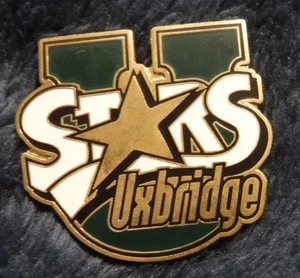 STARS UXBRIDGE HOCKEY PIN VINTAGE - Picture 1 of 2
