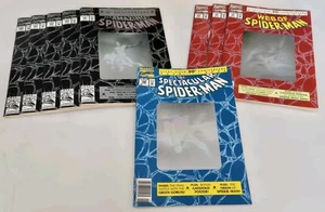 9 30th SPIDER-MAN HOLOGRAM COVER BOOKS: AMAZING 365 SPECTACULAR 189 WEB OF 90 - Picture 1 of 17