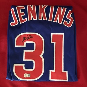 Fergie Jenkins Chicago Cubs Signed Autographed Blue Jersey #31 Beckett COA - Picture 1 of 3