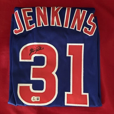 Fergie Jenkins Chicago Cubs Signed Autographed Blue Jersey #31 Beckett COA - Image 1 of 3