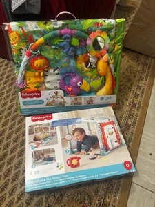 Fisher-Price GXC35 & HJK45 Erlebnisdecke, Spieledecke für Babys und Kleinkinder - Bild 1 von 1