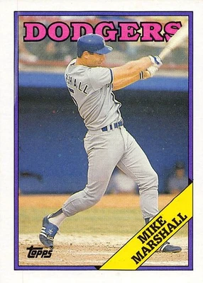Mike Marshall 1988 Topps 249  Los Angeles Dodgers  Baseball Card - Image 1 of 2