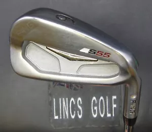 Ping S55 White Dot 6 Iron Extra Stiff Steel Shaft Golf Pride Grip - Picture 1 of 4