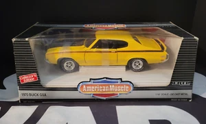 1970 Buick GSX Yellow Ertl AMERICAN MUSCLE Die Cast 1:18 NEW MIB - Picture 1 of 6