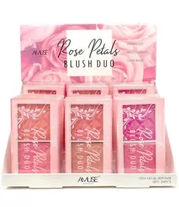 Blush Duo Rose Petals From Amuse. Set Of 3 (Different Shades) - Picture 1 of 2
