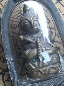 Rare Phra Kring Bua-Khem Pendant Top Lucky Powerful Charm Thai Buddha Amulets - Picture 1 of 9
