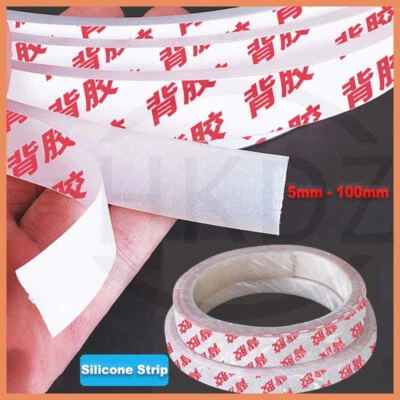 Selbstklebend Silikon Dichtungsband Dichtband Gummistreifen Dicke 0.5mm bis 30mm - Bild 1 von 4