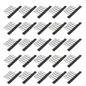 25 Pcs Steel Claw Spring Comb Clip to Hold Wig Hair Clips for Wigs - Picture 1 of 11