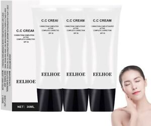 1/ 3PK CC Cream Colour Correcting SPF50 Self Skin Tone Adjusting Makeup Primer