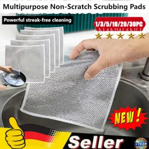 1-50PCS Mehrzweck-Geschirrspüllappen aus Draht für Nass und Trocken 20*20cm - Bild 1 von 30