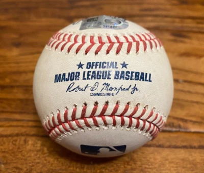 Lourdes Gurriel Diamondbacks Game Used SINGLE Baseball 8/2/2023 Giants Hit #583 - Image 1 of 4