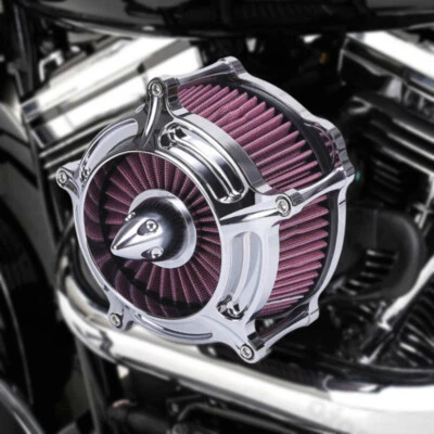 For Harley Sportster XL 1200 883 72 48 Iron Air Cleaner Intake Filter Kit CHROME - Image 1 of 4