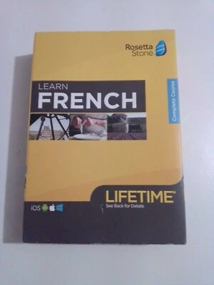 Rosetta Stone: Learn FRENCH with Lifetime Access - NEW SEALED - Complete Course - Image 1 of 3