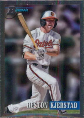 2021 Bowman Heritage Chrome #140 Heston Kjerstad Baltimore Orioles - Image 1 of 2