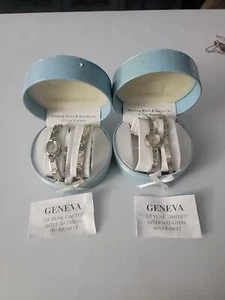 Vintage Geneva Women's Watch & Bracelet Sets/Lot Of 2/NEW/ READ DETAILS - Picture 1 of 12
