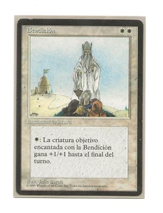 BLESSING 4th FBB Magic SPANISH Black Border EX / LP MTG - Imagen 1 de 1
