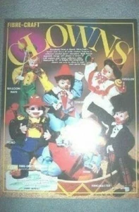 Fibre-Craft 087 CLOWNS 1980 6pg foldout leaflet Dolls - Picture 1 of 1