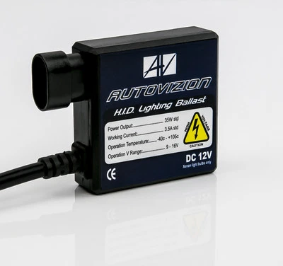 Autovizion Compact H10 9145 9055 3000K Golden Yellow HID Xenon Kit Fog Light - Image 1 of 4