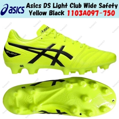 Asics DS Light Club Wide Safety Amarillo Negro 1103A097-750 Hombres Talla - Imagen 1 de 4