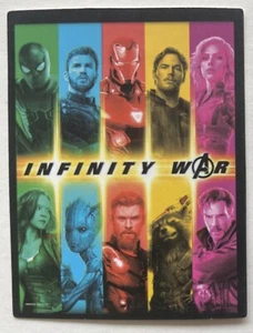 PEGATINA PÓSTER DE PELÍCULA DE CÓMIC INFINITY WAR AVENGERS (MCU) CALCOMANÍA DE MONOPATÍN - Imagen 1 de 2