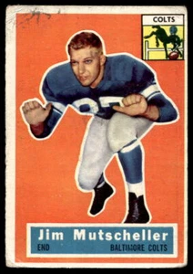 1956 Topps #72 Jim Mutscheller RC Baltimore Colts Low Grade Filler - Bild 1 von 2