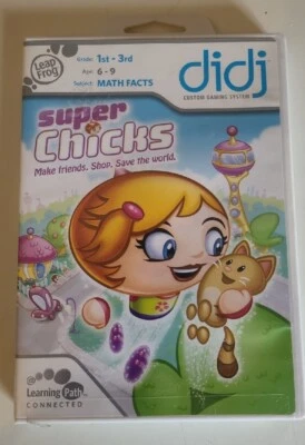 LeapFrog~Didj Custom Learning Game~Super Chicks~Leap Frog Math Facts Age 6-9 - Image 1 of 3