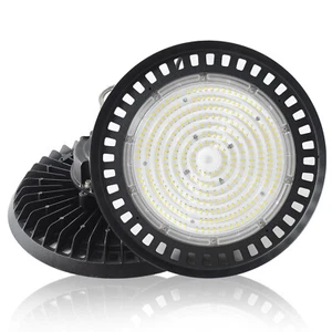 2Pcs 150W UFO LED High Bay Light Replacement 400Watt MH Warehouse Light 5000K - Picture 1 of 8