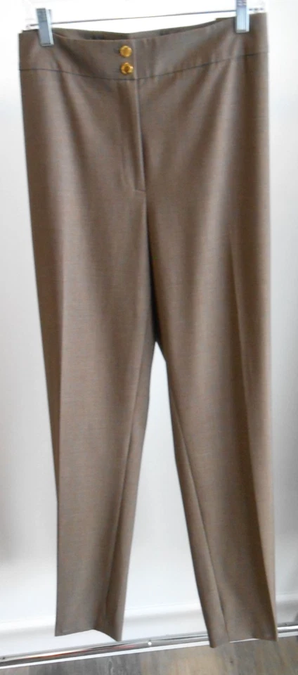 women's Calvin Klein "Traditional" 2 button brown dress pants slacks Size 18W - Image 1 of 2