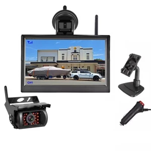 Digital Wireless Rear View Reverse Kit 5" Monitor + Camera For Truck VAN Caravan - Picture 1 of 18