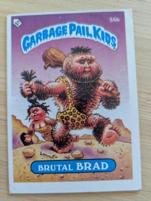 Garbage Pail Kids Topps 1985 UK Series 2 ~ 55b Brutal Brad - Image 1 of 2