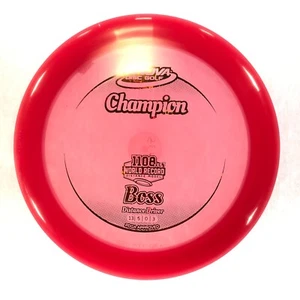 DISC GOLF INNOVA CHAMPION BOSS DISTANCE DRIVER RECORD 1108 FT 173-5g PINK - Picture 1 of 1