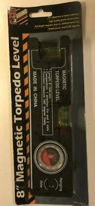 Sterling Tools 8" magnetische Torpedo-Wasserwaage - NEU, versiegelt in Originalverpackung - Bild 1 von 3