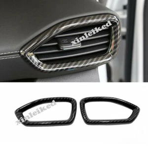 ForHyundai Santa fe ix45 2019-2021 Carbon Fiber Side Air Vent Outlet Cover Trim - Imagen 1 de 4