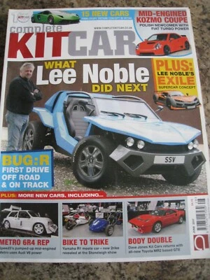 COMPLETE KIT CAR MAGAZINE JUN 2017 LEE NOBLE POLISH KOZMO METRO 6R4 BIKE TRIKE - Image 1 of 3