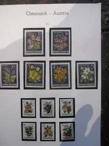 Österreich 1966 Mi.-Nr. 1209-1214 Blumen & 1223-1228 Obst Postfrisch - Bild 1 von 1