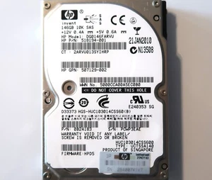 Hitachi HUC103014CSS600 0B24183 HPD5 518194-001 507129-002 146gb SAS 2.5" HDD - Picture 1 of 1