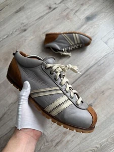Zeha Berlin Grey/Brown Rare Football Soccer Sneakers Vintage - Picture 1 of 10