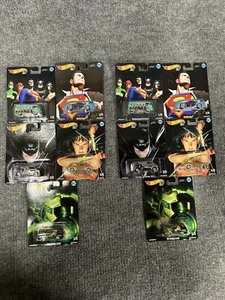 Hot Wheels 2018 Pop Culture "DC Comics Alex Ross" 2 Full Complete Sets of 5 - Picture 1 of 4