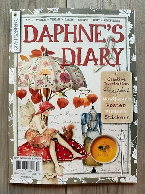 DAPHNE'S DIARY Number 7 2024 VINTAGE Stickers POSTER Mindfulness HALLOWEEN Doll - Image 1 of 2