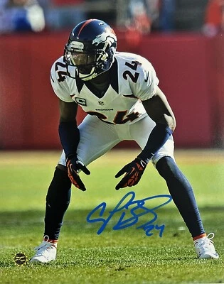 Roland "Champ" Bailey Jr. Denver Broncos Signed Autographed 8x10 PCA COA Foto 1 de 4