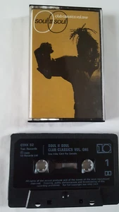 SOUL TO SOUL CLUB CLASSICS VOLUME ONE ORIGINAL 1989 RECORDS AUDIO CASSETTE TAPE - Picture 1 of 2