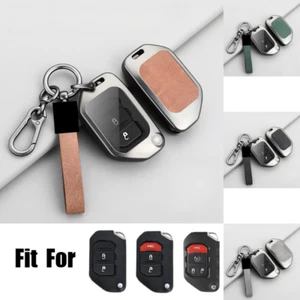 Funda para llavero de cuero de aleación de zinc para Jeep Wrangler JL Gladiator JT JLU - Imagen 1 de 10