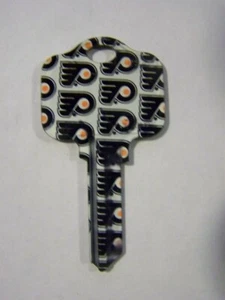 PHILADELPHIA FLYERS KWIKSET KW1 HOUSE KEY BLANK - Picture 1 of 1